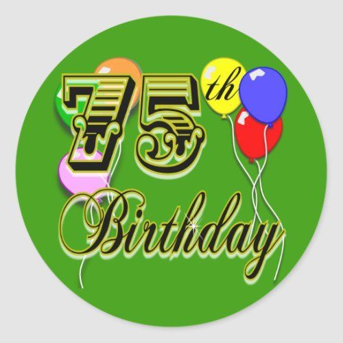 Happy 75th Birthday Celebration
