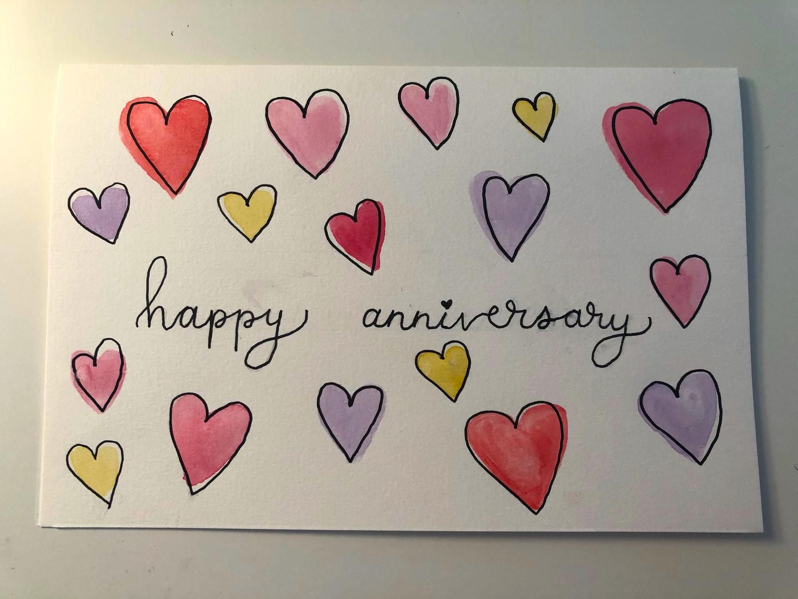 Happy Anniversary Hearts , Etsy HD Wallpaper