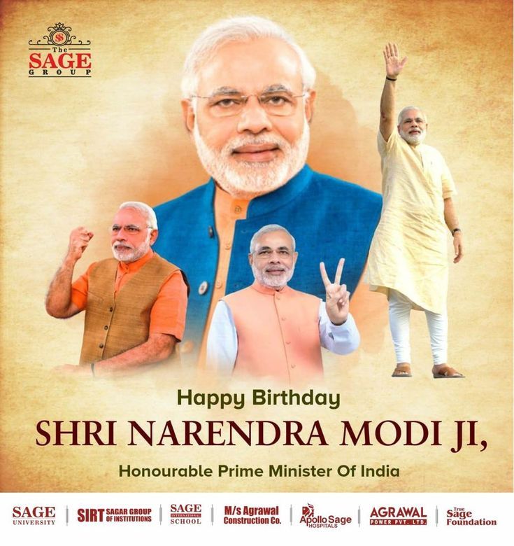 Happy Birthday Narendra Modi - Prime Minister Of India