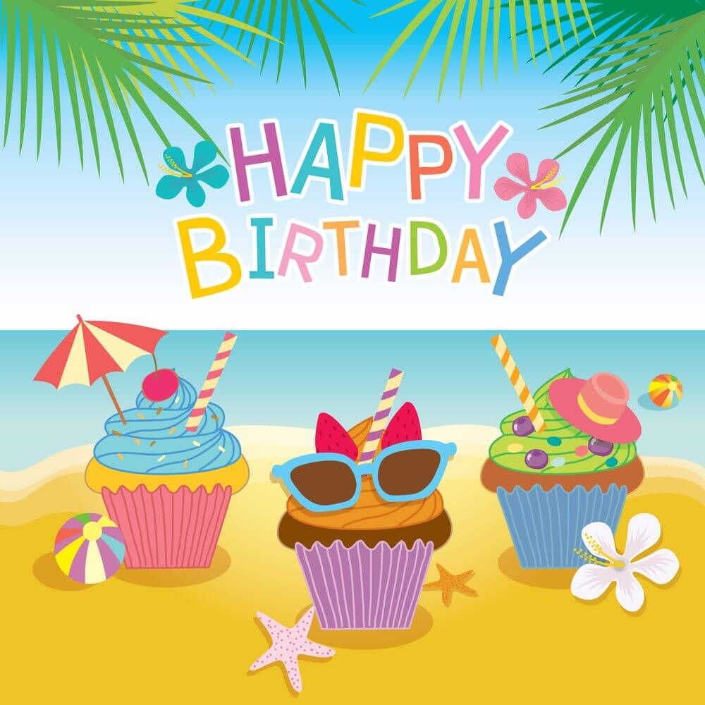 Happy Birthday Beach Images And Quotes - Happy Birthday Time