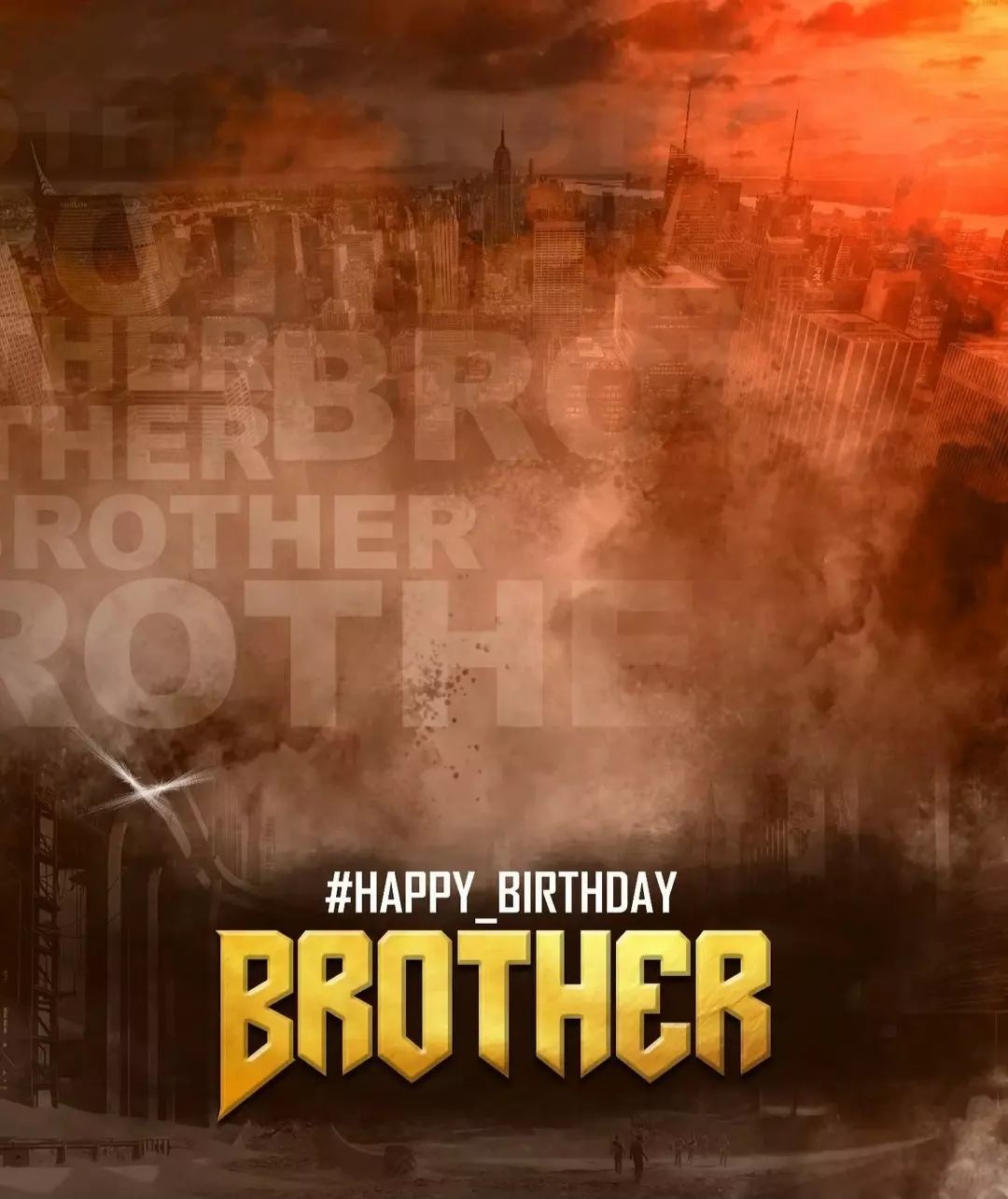 Happy Birthday Brother Banner Editing Background Download
