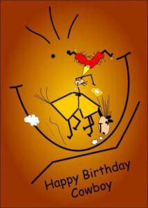 Happy Birthday Cowboy card HD Wallpaper