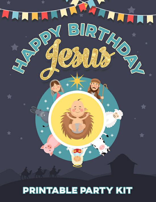 Happy Birthday Jesus Party Pack — Teach Sunday School