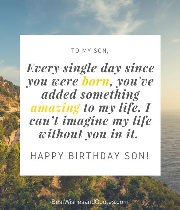 Happy Birthday Son – Quotes and Messages