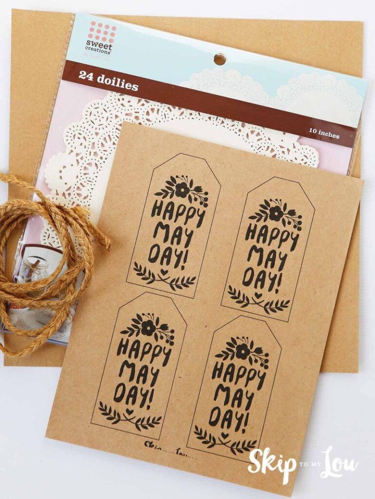 Happy May Day Printable Gift Tags Images