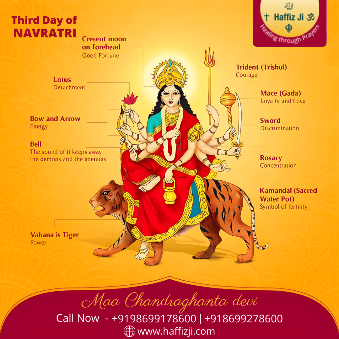 Happy Navaratri  Day: 3 - Mata Chandraghanta Devi