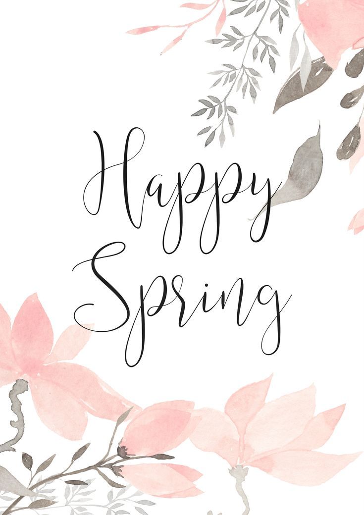 Happy Spring - Let's Celebrate with a Lovely Free Printable