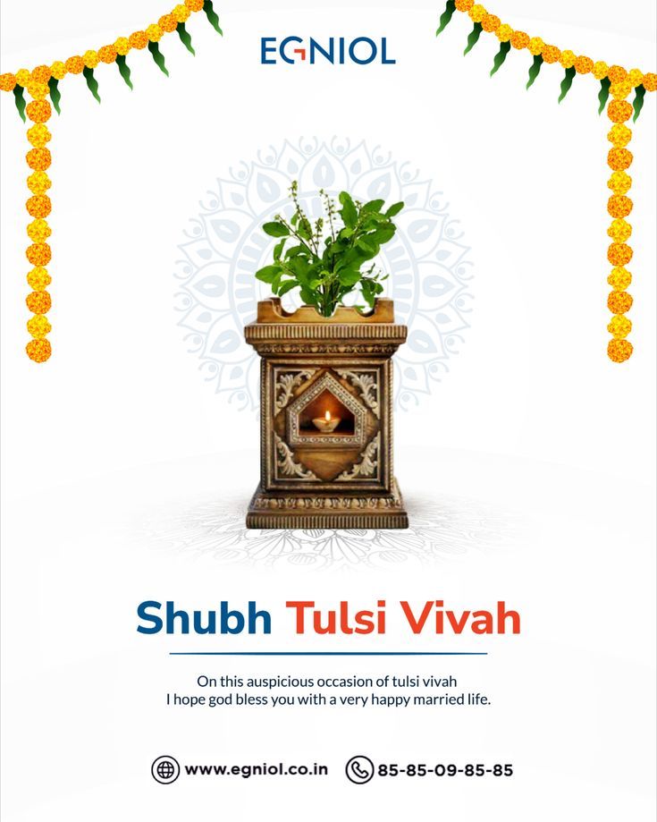 Happy Tulsi Vivah Egniol Images