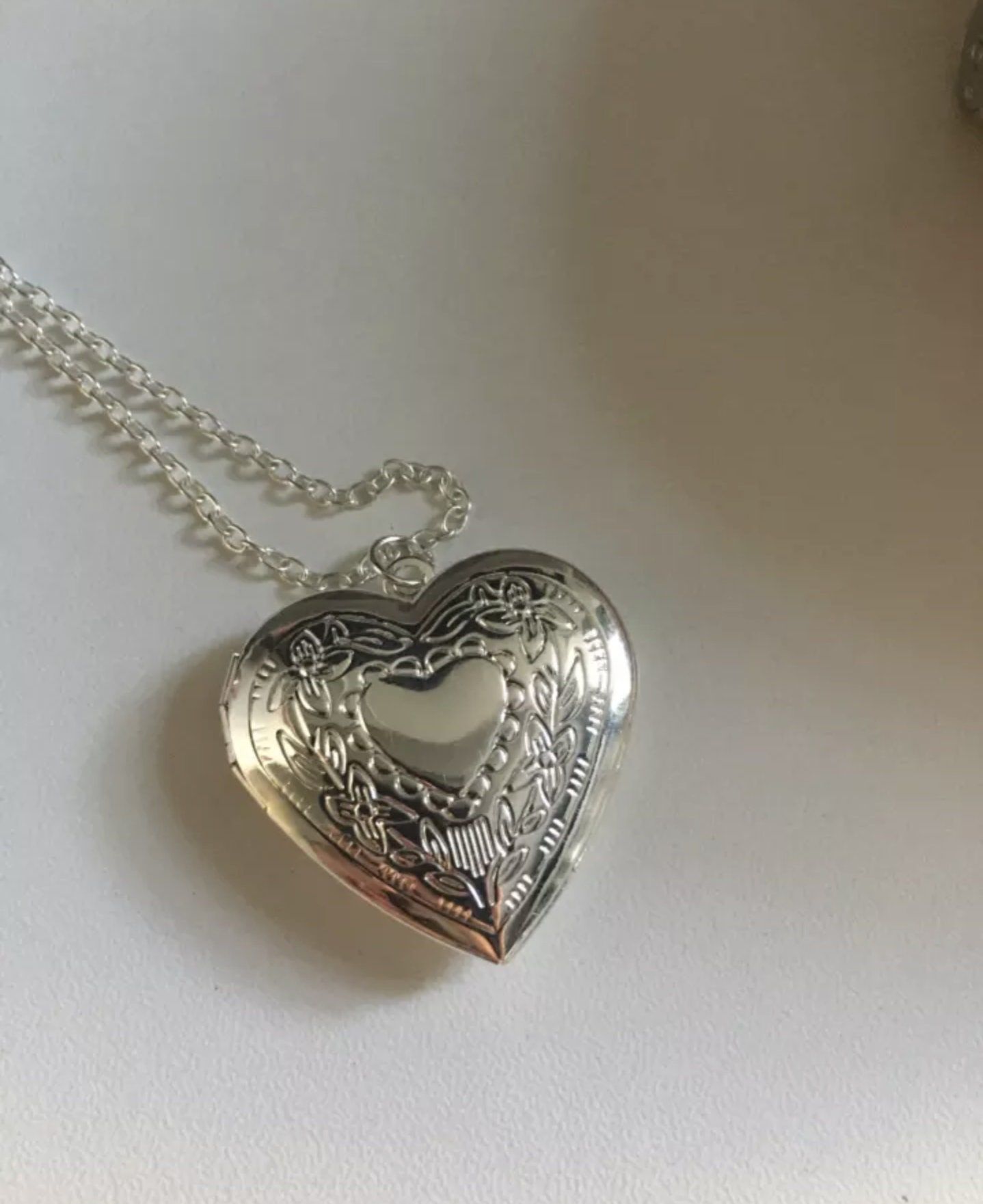 Heart a locket necklace, heart necklace, heart jewelry, keepsake necklace, moder