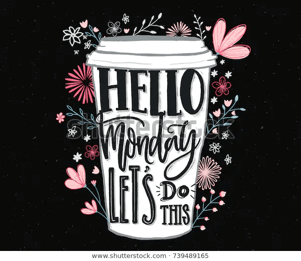 Hello Monday Lets Do This Funny Stock Vector (Royalty Free) 739489165 | Shutters
