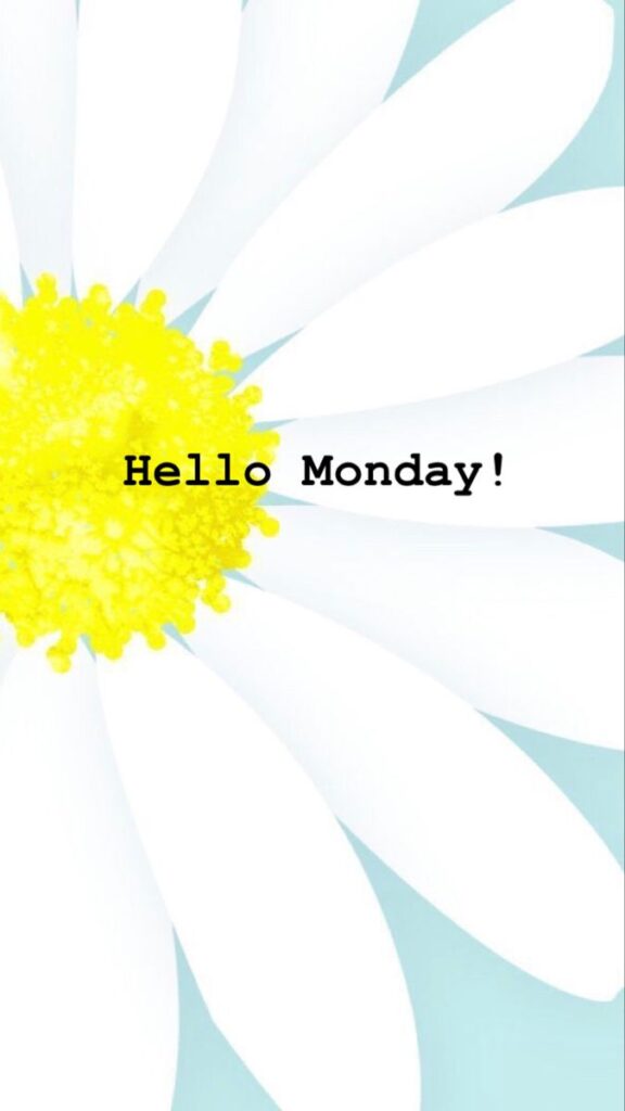 Hello Monday Flower Images