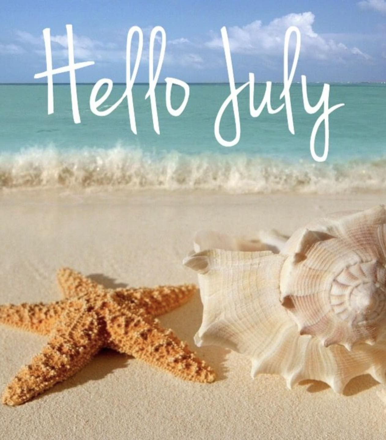 Hello Month #7 ~ Welcome July HD Wallpaper
