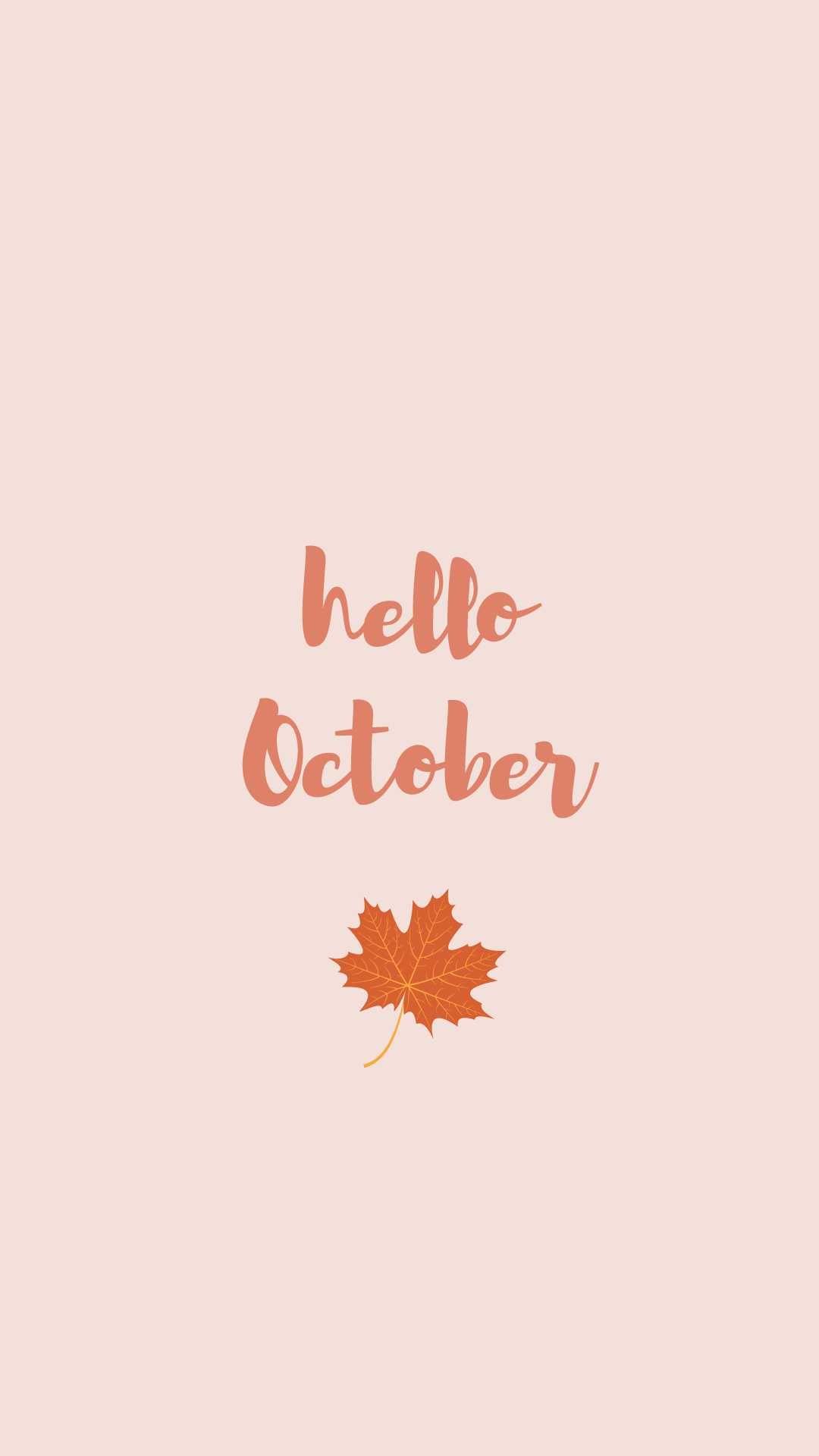 Hello October Wallpaper - iXpap