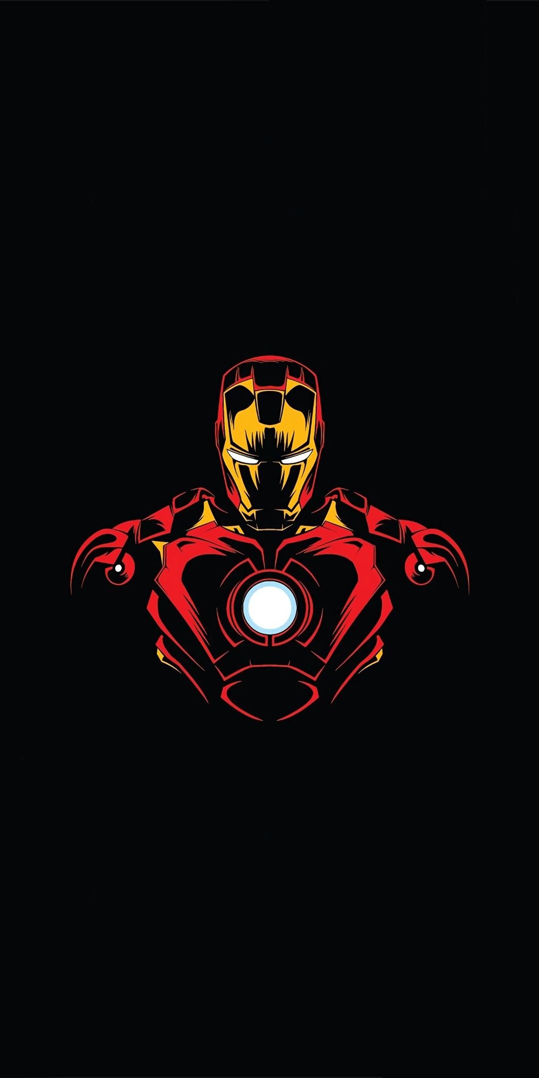 Hero, Iron man, minimalist, 1080x2160 wallpaper