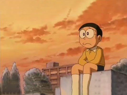 Hình ảnh nobita buồn đẹp nhất