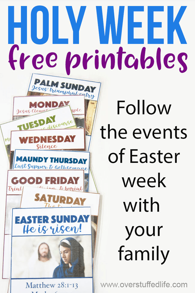 Holy Week Free Easter Printables