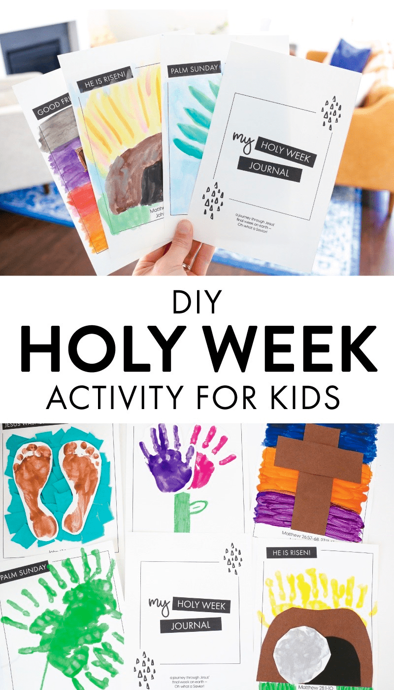 Holy Week Journal Activity for Kids , The Littles ,