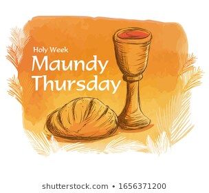 Holy Week Maundy Thursday Vector Illustration Stock Vector (Royalty Free) 165637