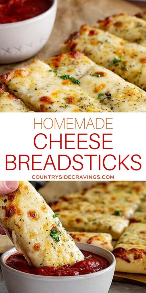 Homemade Cheese Breadsticks