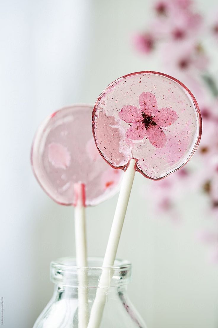 "Homemade Cherry Blossom Lollipops" by Stocksy Contributor "Ruth Black"