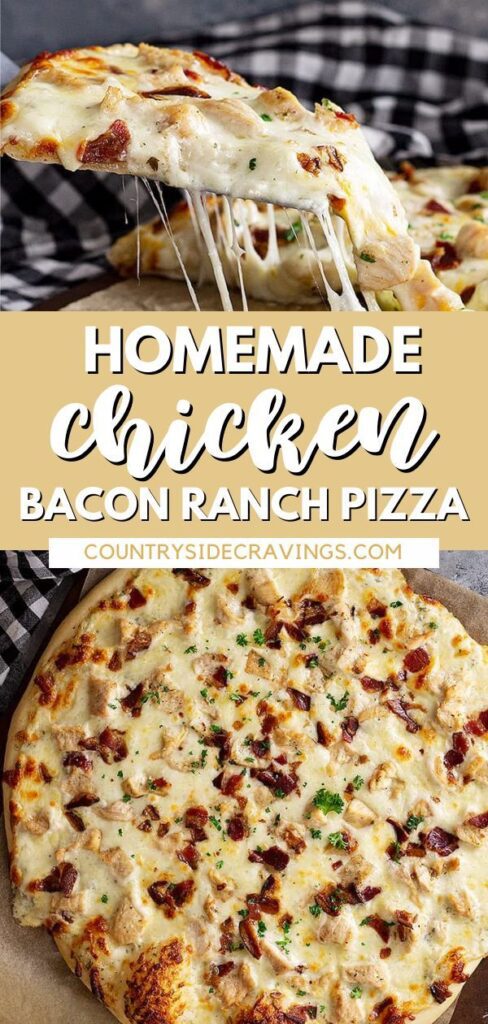 Homemade Chicken Bacon Ranch Pizza Images