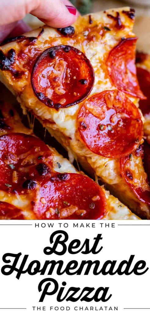Homemade Pizza Recipe (1-Hour Or Overnight!) From The Food Charlatan