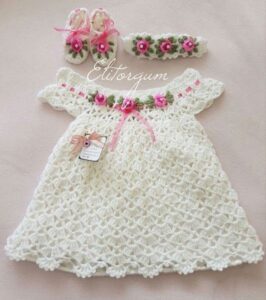 How To Make An Easy Crochet knitting Baby Frock with Free Pattern HD Wallpaper