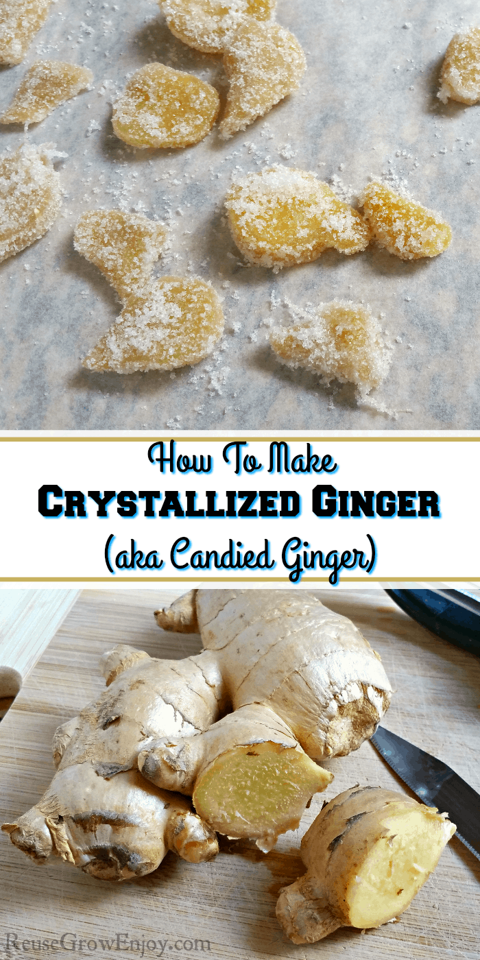 How To Make Crystallized Ginger (aka Candied Ginger) , Reuse