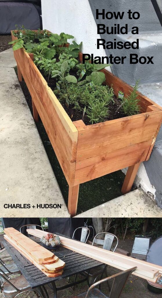 How To Build A Raised Planter Box Images