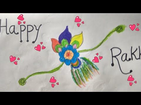 How to Draw Rakhi/Simple and Easy Rakhi Drawing/How to Draw Raksha Bandhan