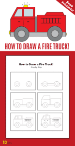 How to Draw a Fire Truck , 10 Minutes of Quality Time HD Wallpaper