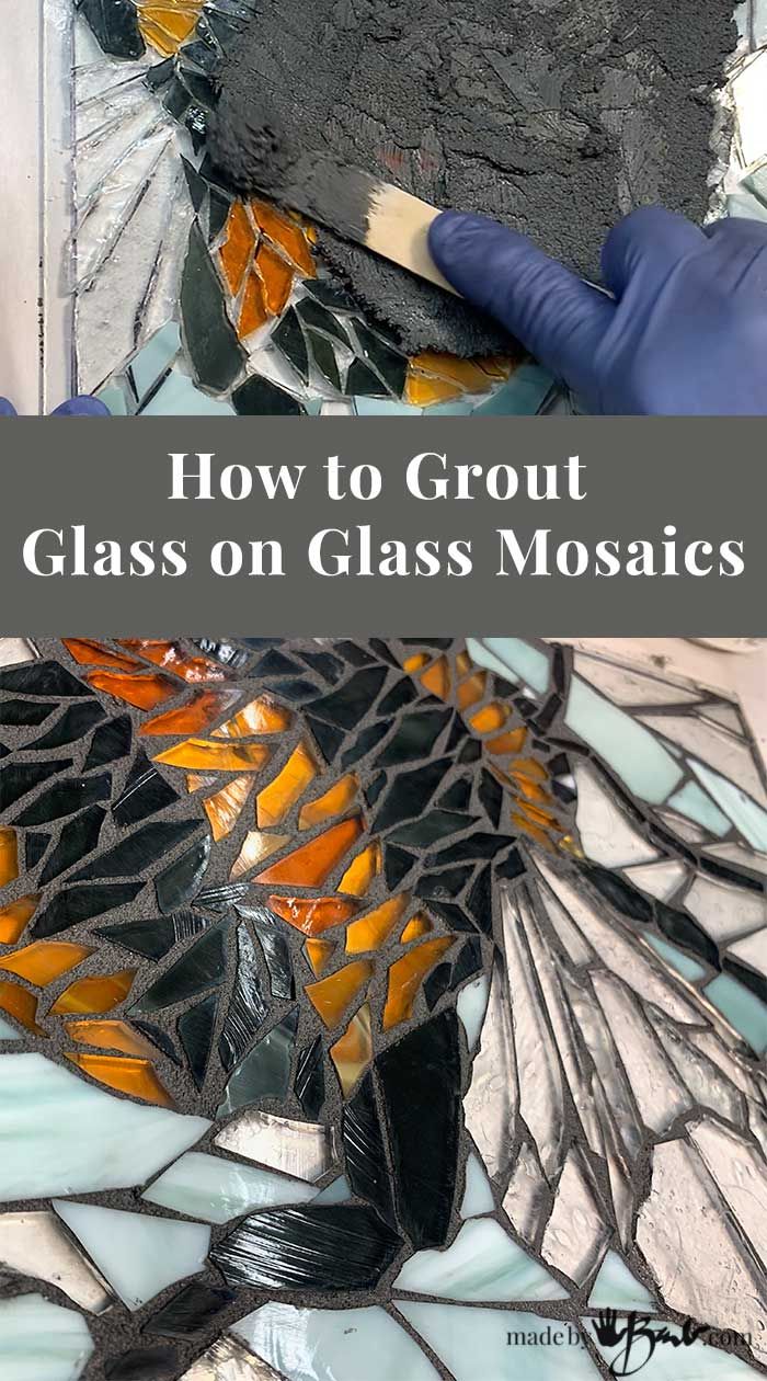 How to Grout Glass on Glass Mosaics