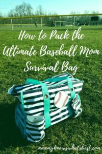 How to Pack the Ultimate Baseball Mom Bag (Printable Checklist,) Images