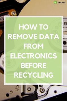 How to Remove Data from Electronics Before Recycling HD Wallpaper
