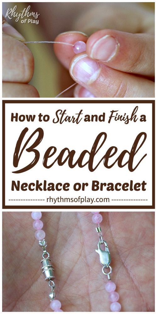 How to Start & Finish a Beaded Necklace or Bracelet