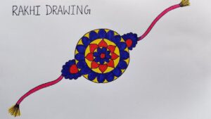 How to draw Rakhi| Drawing for kids| How to draw h,made rakhi for Raksha B,h HD Wallpaper