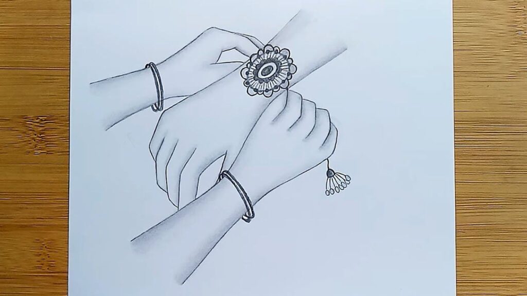How To Draw Raksha Bandhan For Beginners With Pencil Sketch