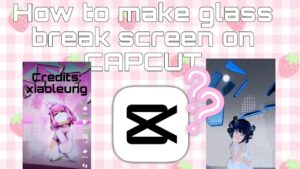 How to make glass break, Crack screen on CAPCUT,, | Roblox #roblox #robloxedit # Images