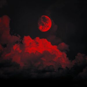 I got blood red moon… which kind of sky are youHD Wallpaper