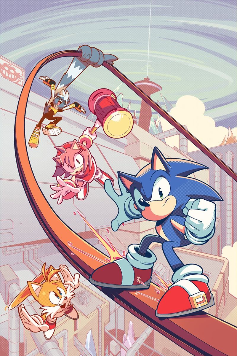 IDW Sonic #60 Cover RAW