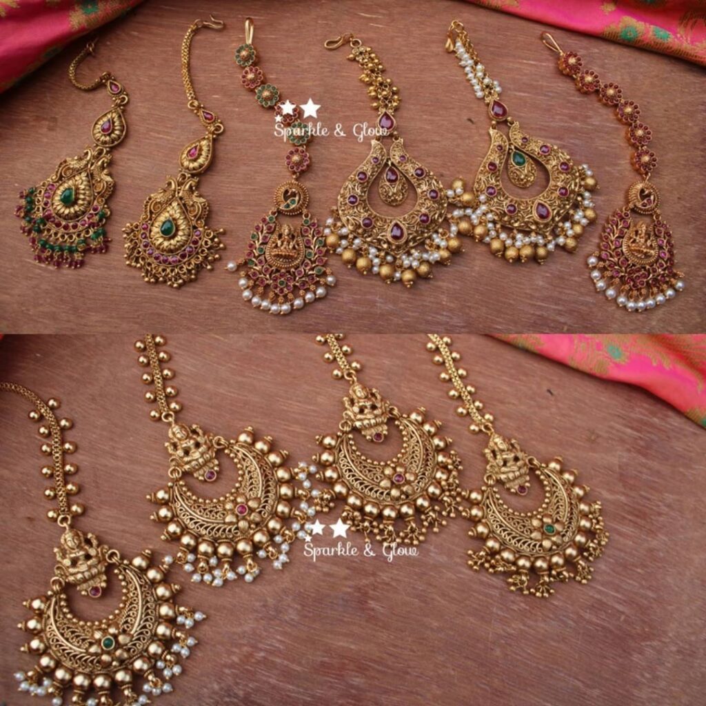 Imitation Mangtika Collection South India Jewels Images