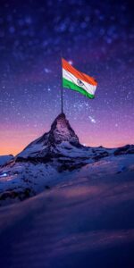 Indian Flag Mountain IPhone , , IPhone HD Wallpaper