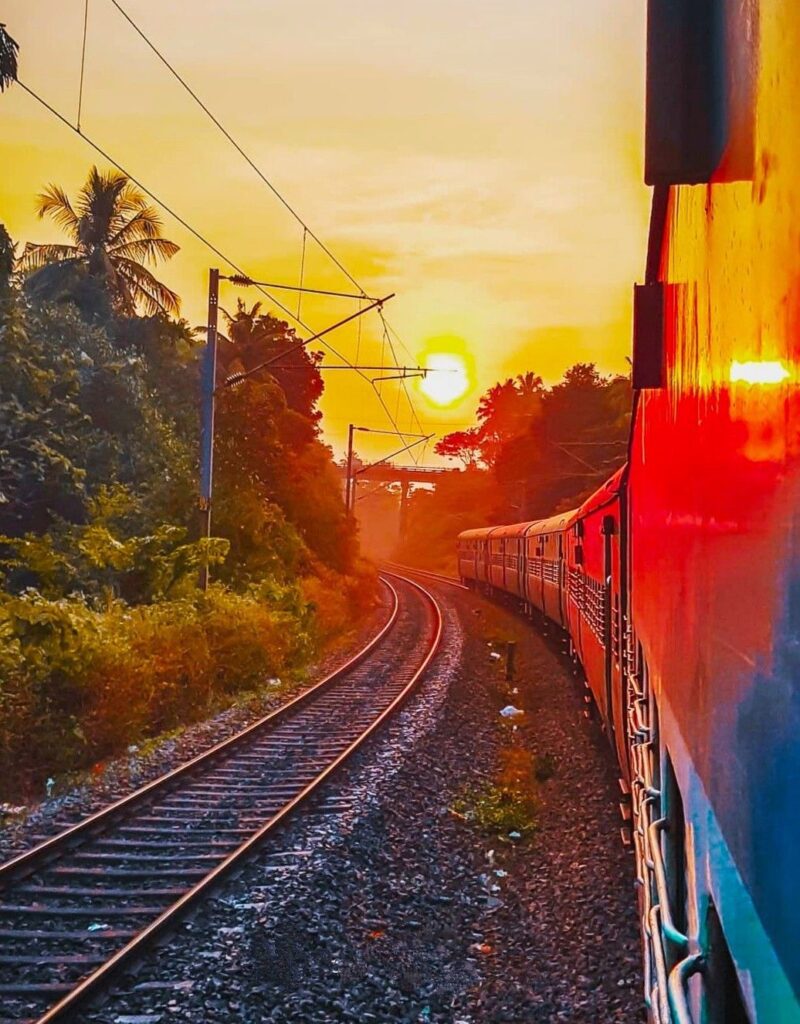 Indian Railway Sunset