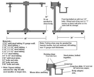 Instructions for Building an Auto Body Rotisserie HD Wallpaper