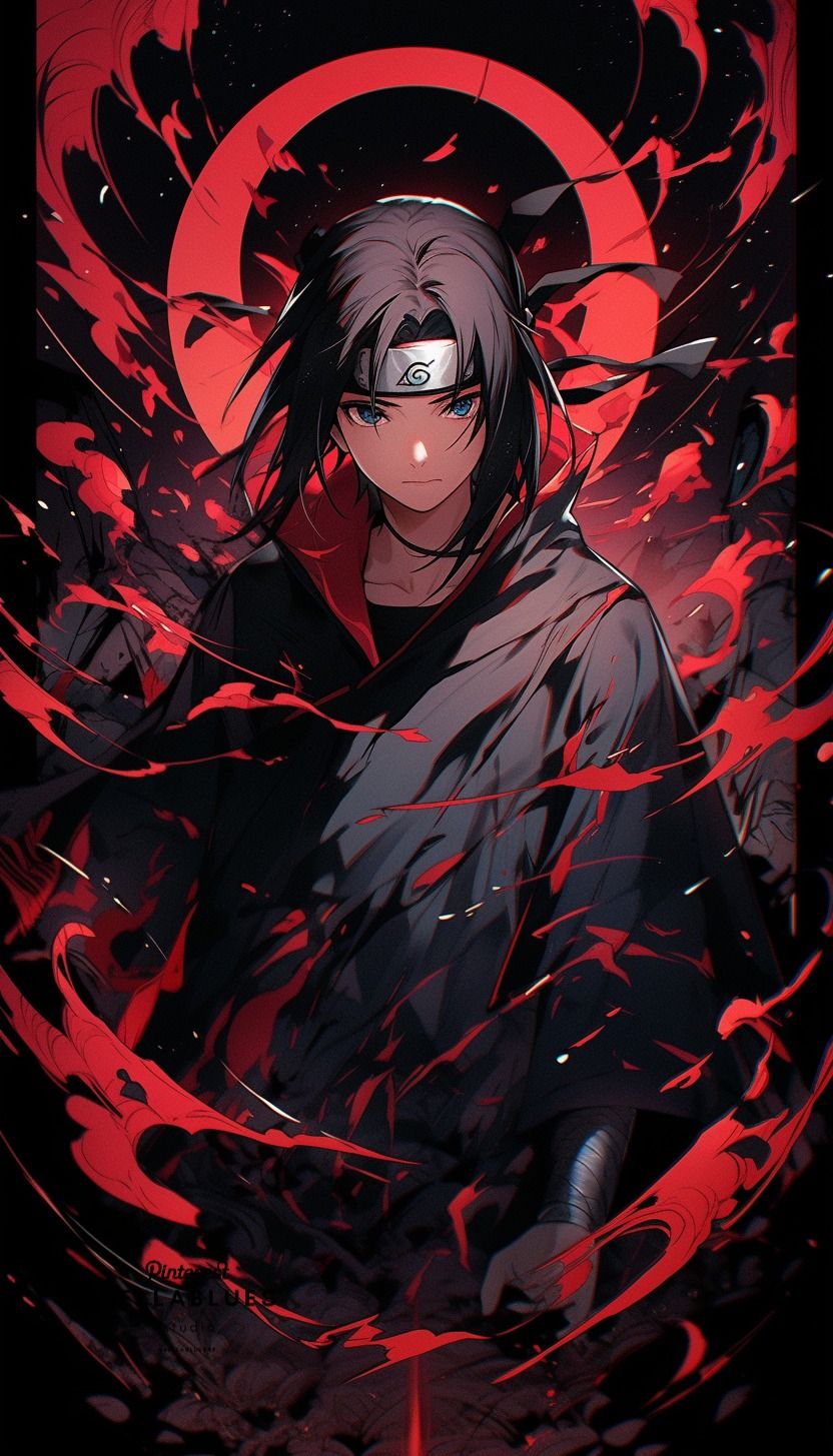 Itachi Uchiha: Painting the Sky with Mysterious Amaterasu Flames
