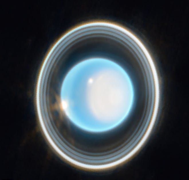 James Webb Space Telescope Uranus S Show Giant Rings On
