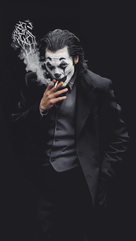 Joker Smoke Laugh Iphone Wallpaper - Iphone Wallpapers