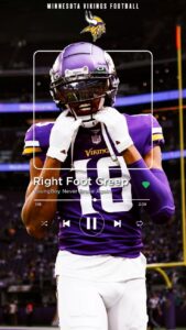 Justin Jefferson Minnesota Vikings Edit HD Wallpaper