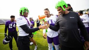 Justin Jefferson of the Minnesota Vikings Named NVP of ‘NFL Slimetime’ Week 1 Images