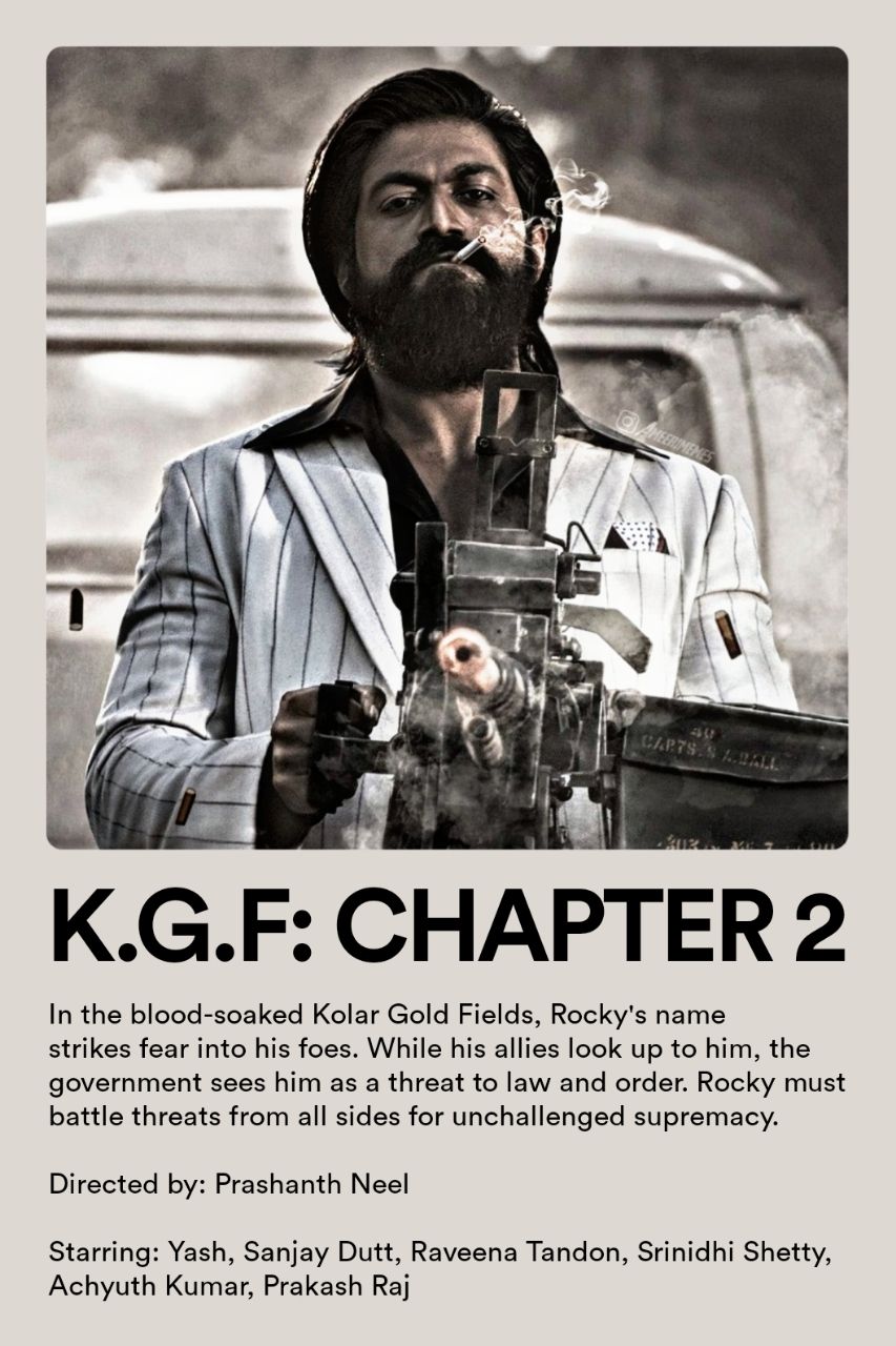 K,G,F: Chapter 2 Movie Poster By Pilimbee HD Wallpaper